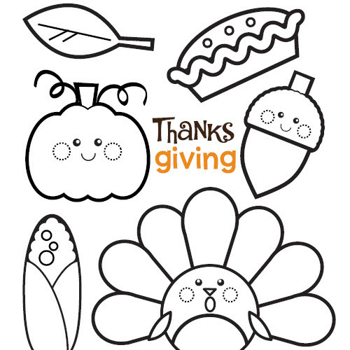 Thanksgiving Coloring Pages For Toddlers at GetColorings.com | Free