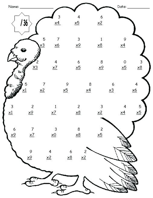 Thanksgiving Math Coloring Pages At GetColorings Free Printable Colorings Pages To Print
