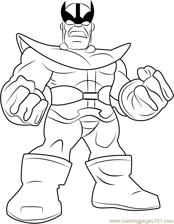 Thanos Coloring Pages at GetColorings.com | Free printable ... - 580 x 744 png 50kB