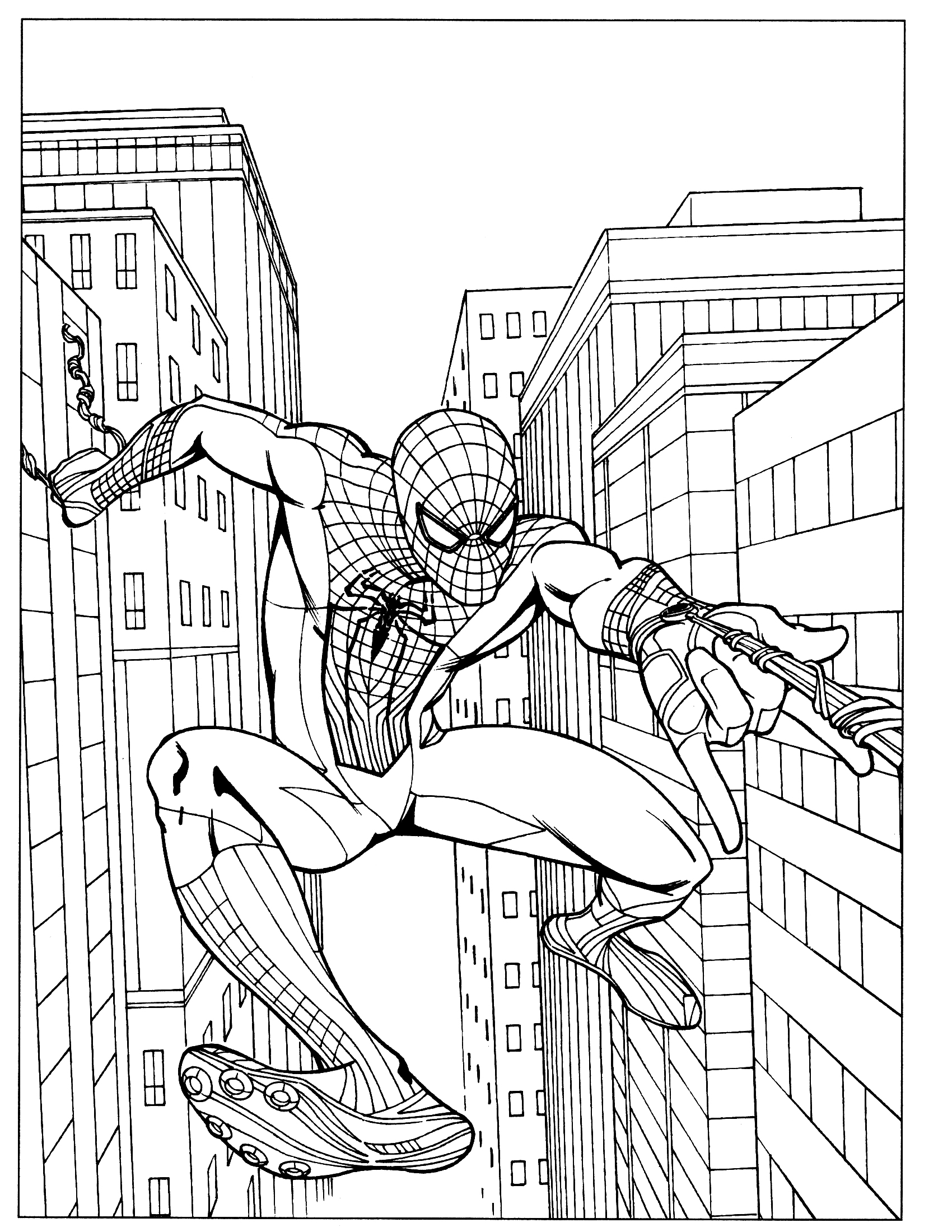 Coloriage The Amazing Spider Man
