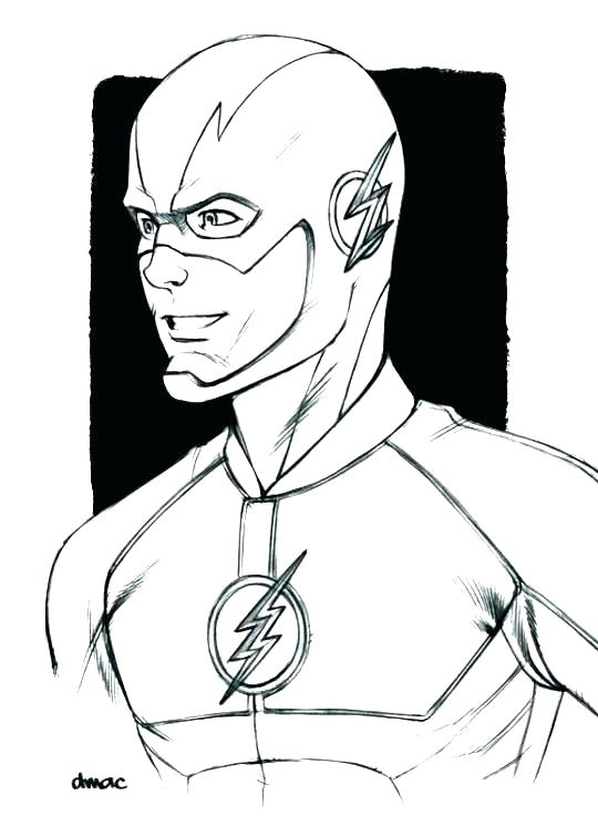 The Flash Coloring Pages Free Printable At GetColorings Free 