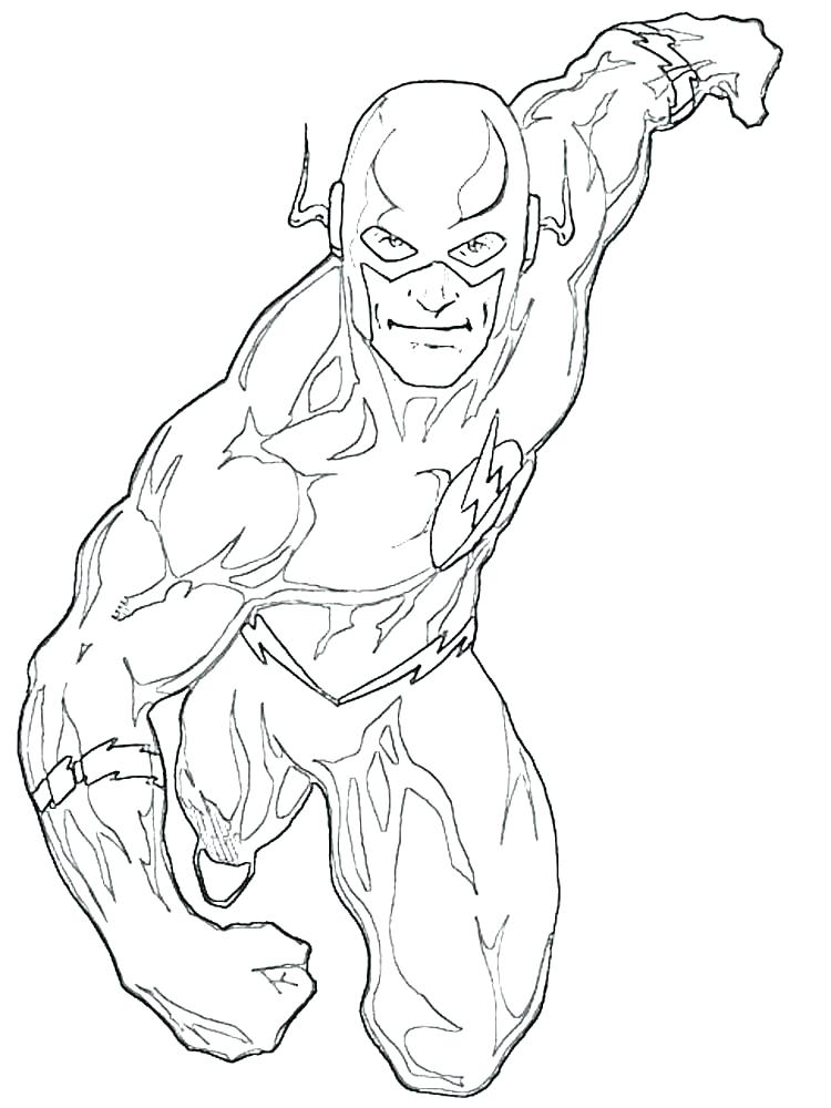 The Flash Coloring Pages Printable At GetColorings Free Printable 