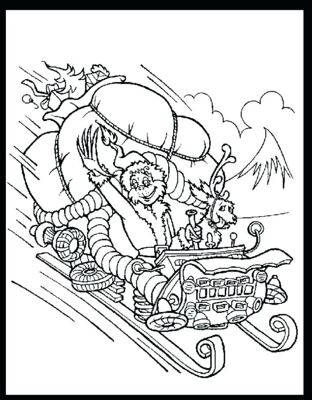 The Grinch Christmas Coloring Pages at GetColorings.com | Free