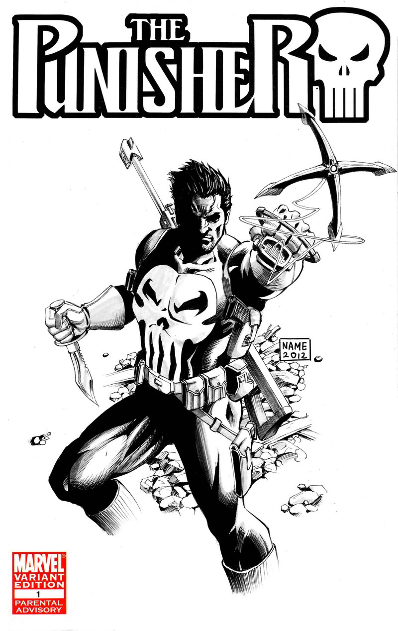 The Punisher Coloring Pages at GetColorings.com | Free printable