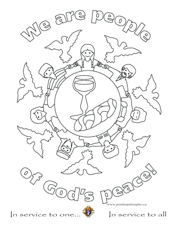 The Word Peace Coloring Pages At Getcolorings.com | Free Printable