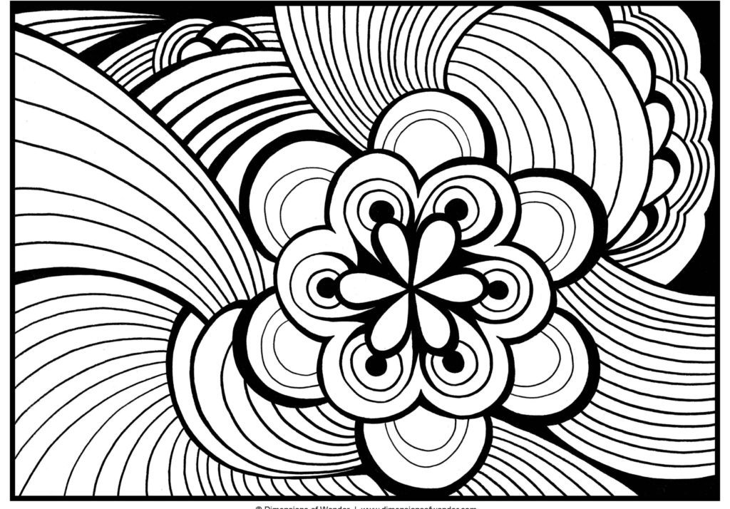 Thick Lined Coloring Pages at Free printable