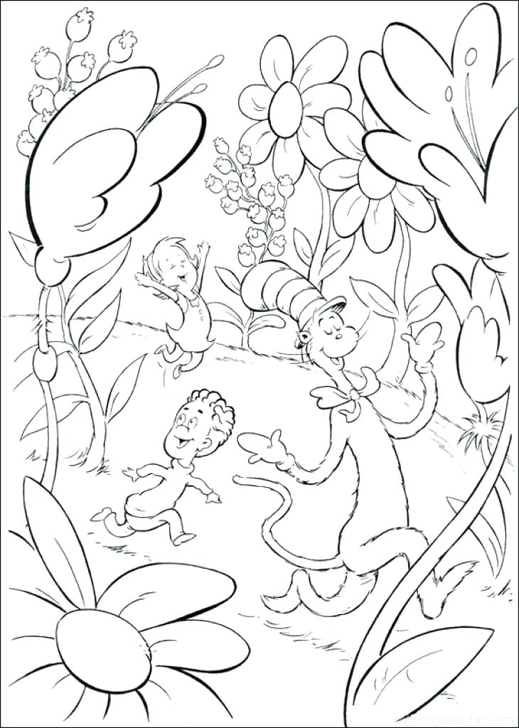 Thing 1 thing 2 coloring pages at getcolorings free printable
