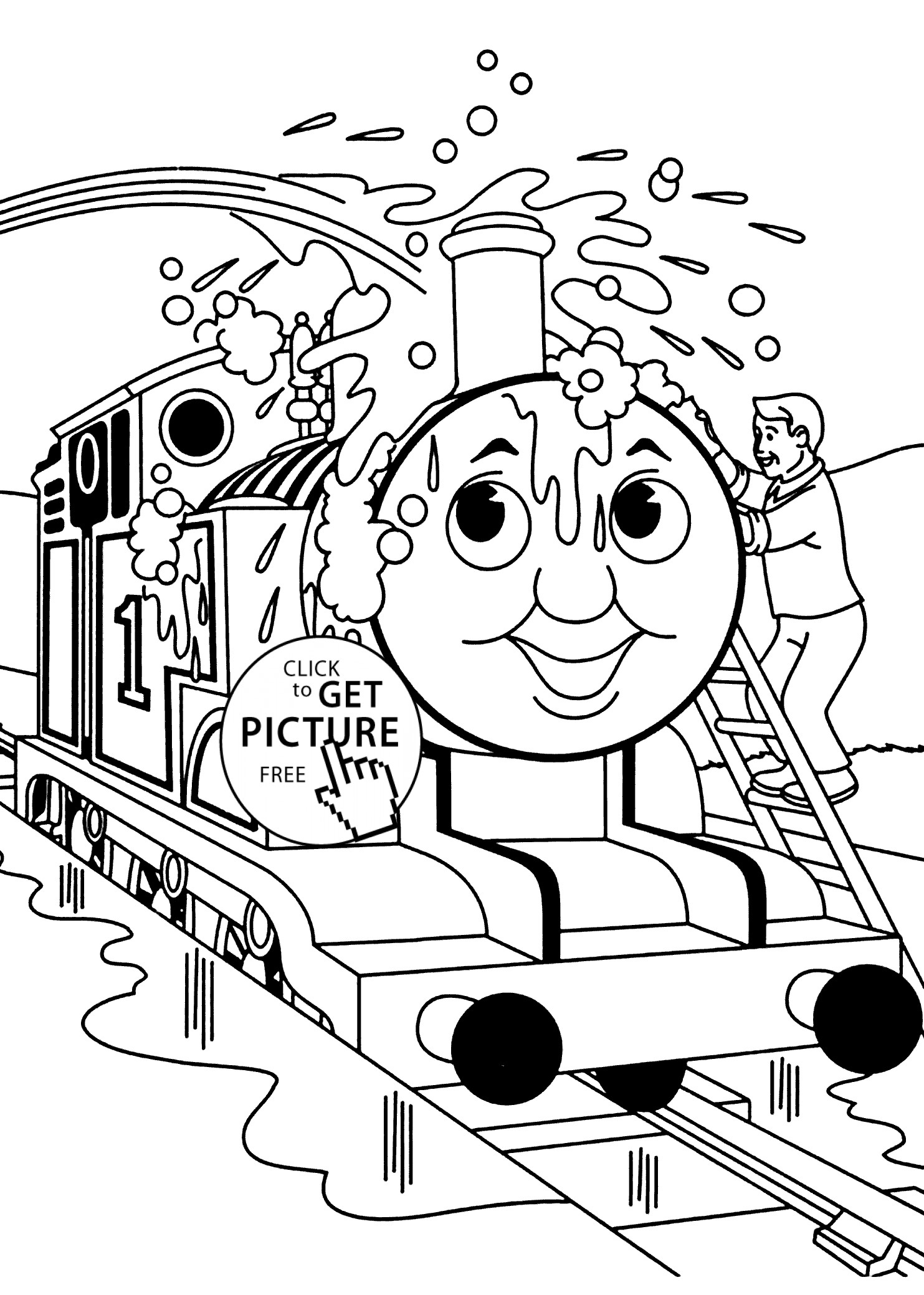 Thomas The Train And Friends Coloring Pages at