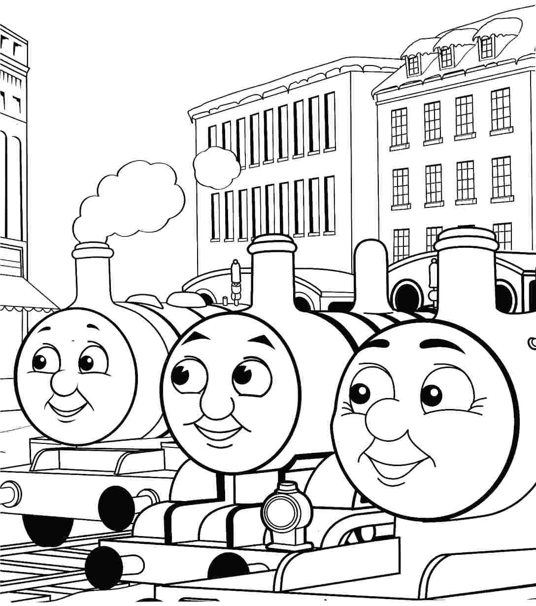 Thomas The Train Coloring Pages Online at Free