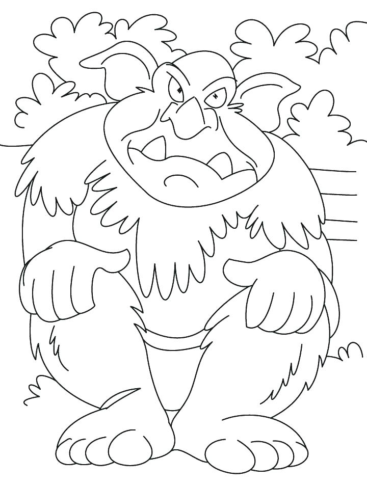 Three Billy Goats Gruff Coloring Pages at Free