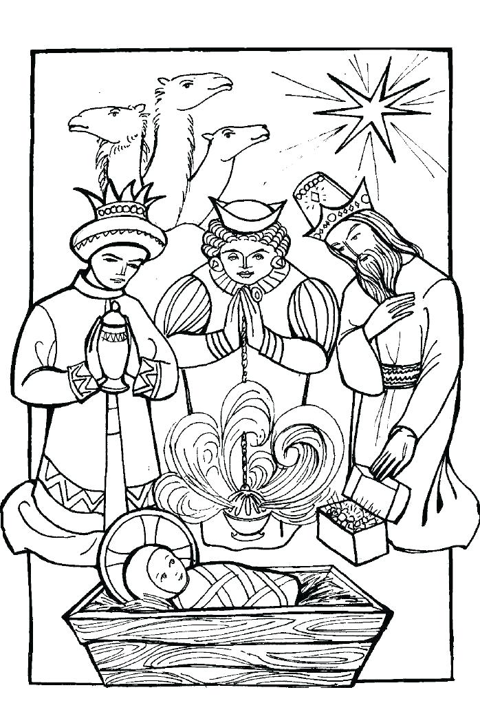 Three Kings Day Coloring Pages At GetColorings Free Printable