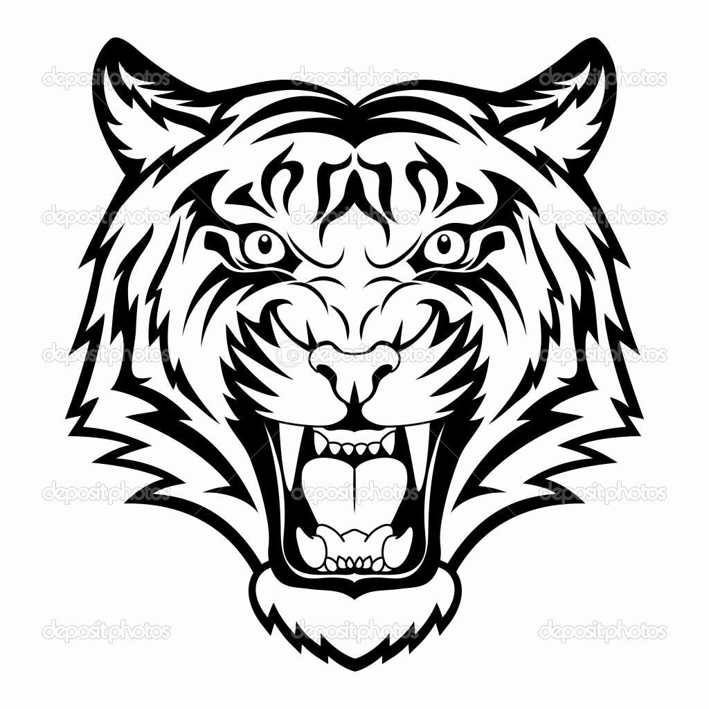 Tiger Head Coloring Page At GetColoringscom | Free Printable Colorings