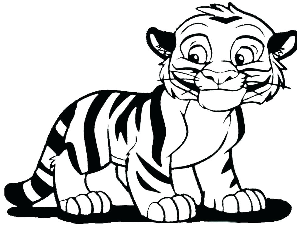 Tiger Head Coloring Page at GetColorings.com | Free printable colorings