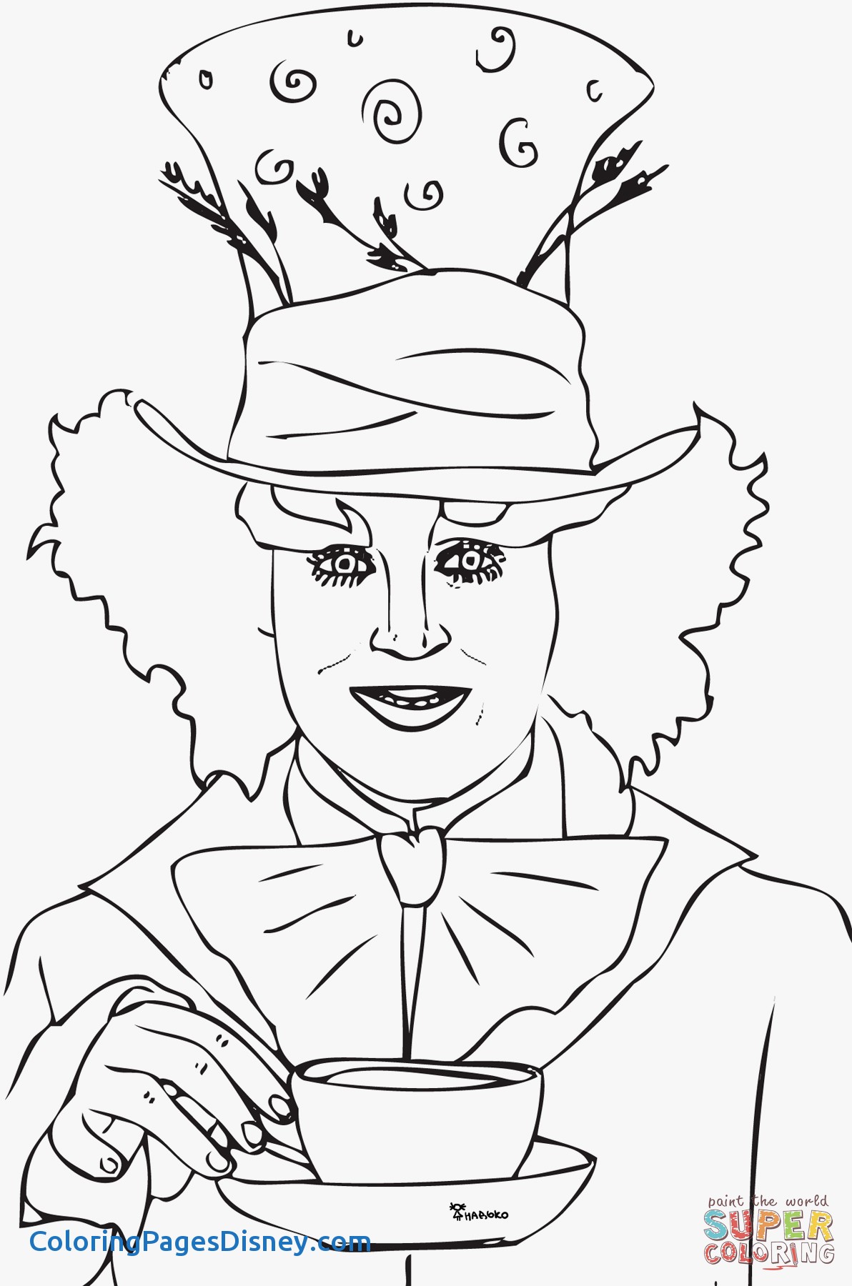 Tim Burton Coloring Pages at Free printable