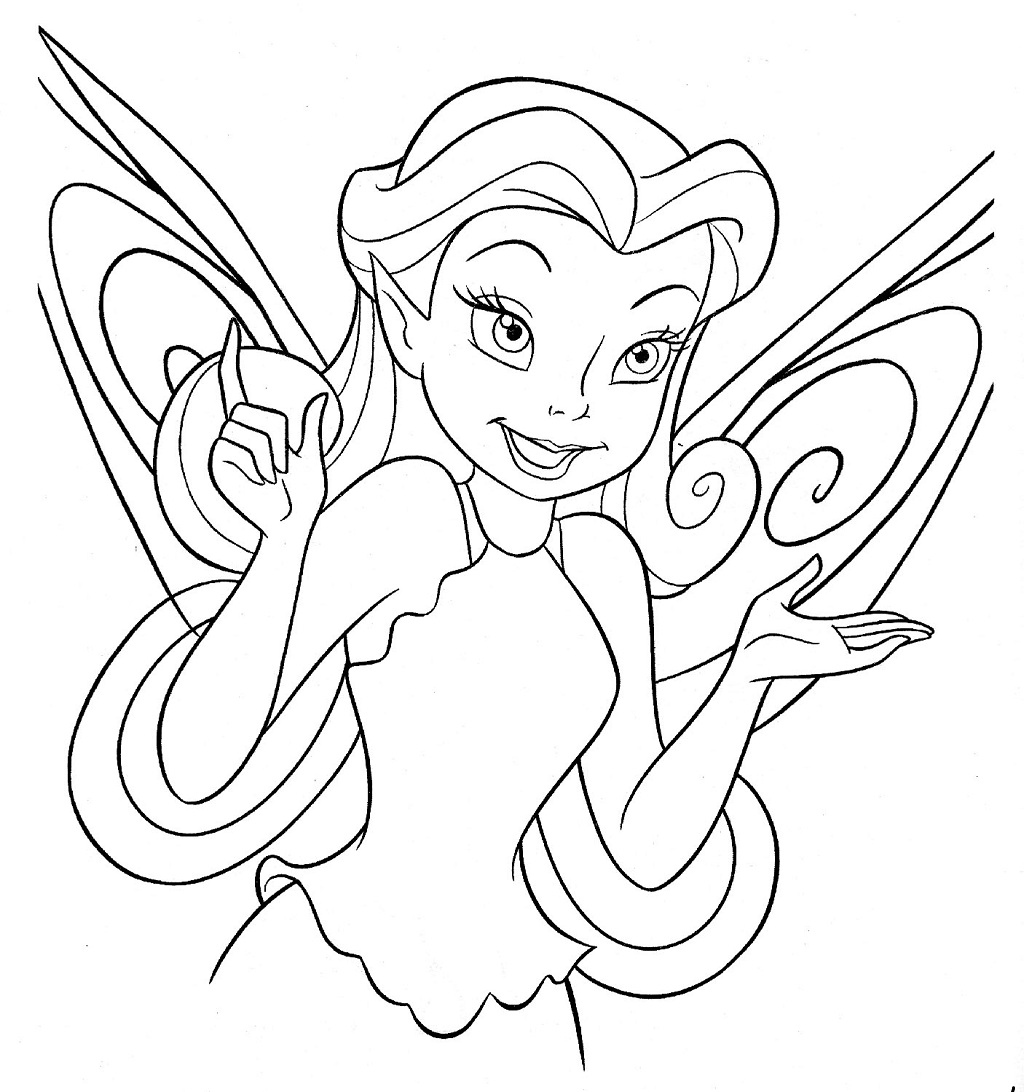 Tinkerbell Coloring Pages Disney at GetColorings.com | Free printable