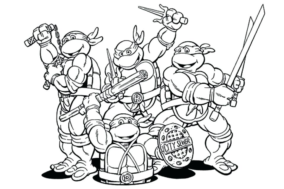 954 Cartoon Teenage Mutant Ninja Turtles Coloring Pages 2014 with Animal character