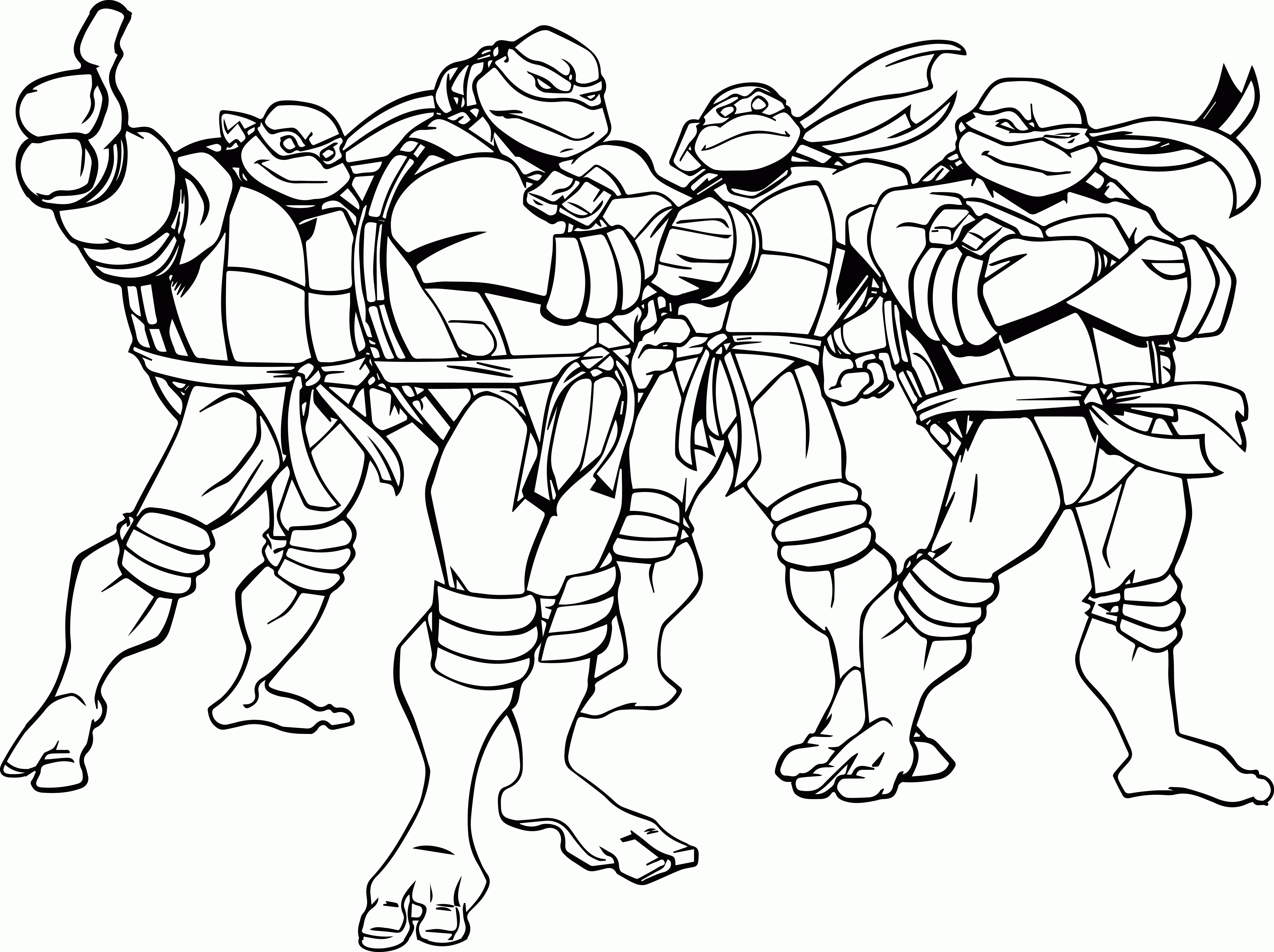 Free Tmnt Coloring Pages At GetColoringscom | Free Printable Colorings