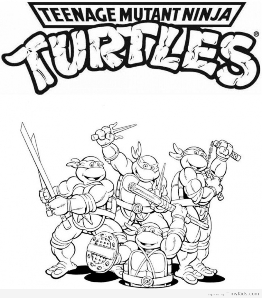 Tmnt Printable Coloring Pages At Getcolorings Com Free Printable Colorings Pages To Print And