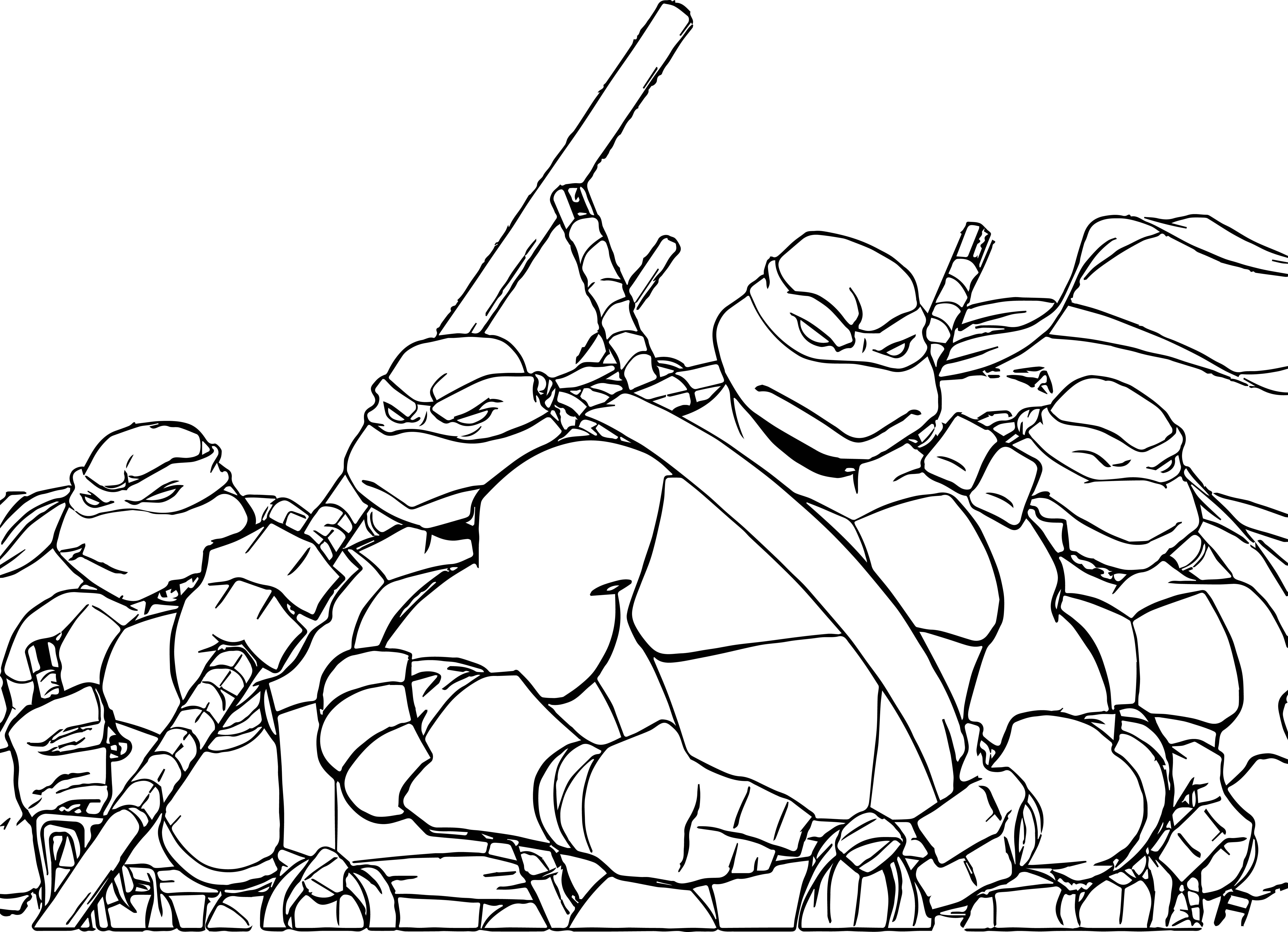 Tmnt Raphael Coloring Pages At GetColoringscom | Free Printable