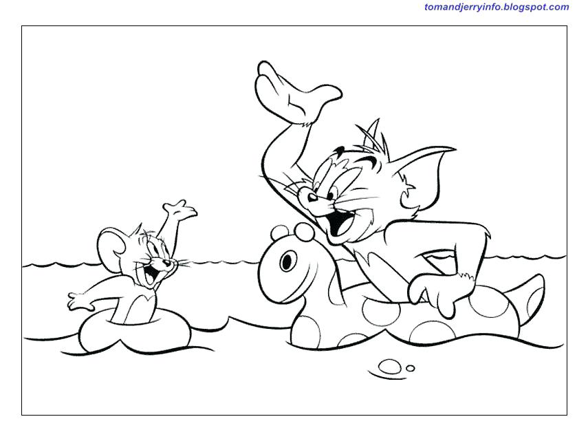 Tom And Jerry Christmas Coloring Pages at GetColorings.com | Free