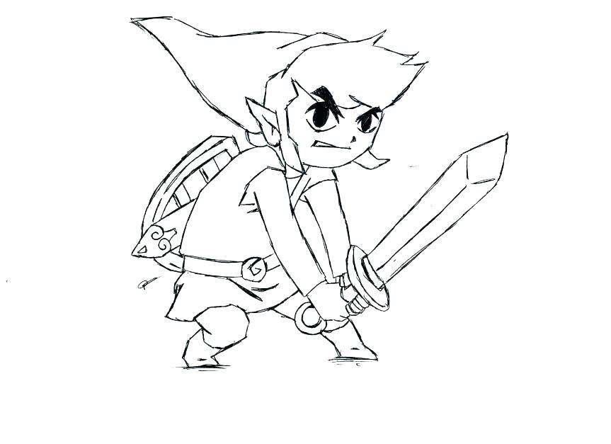 Toon Link Coloring Pages at GetColorings.com | Free printable colorings