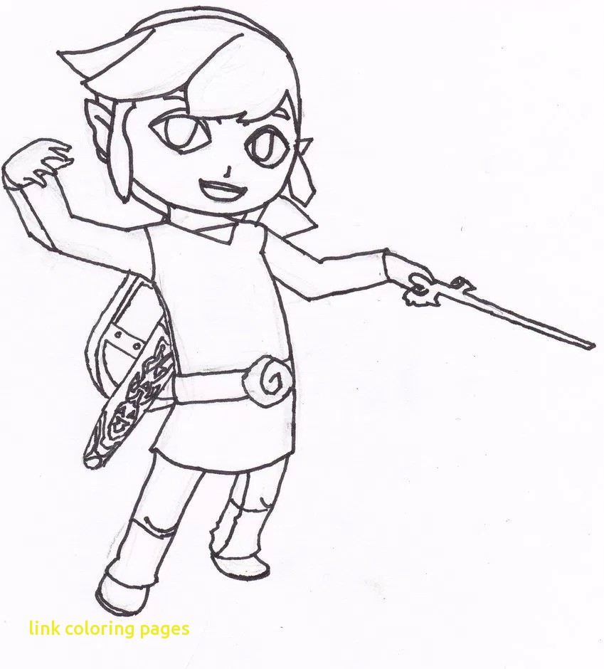 Toon Link Coloring Pages at Free printable colorings