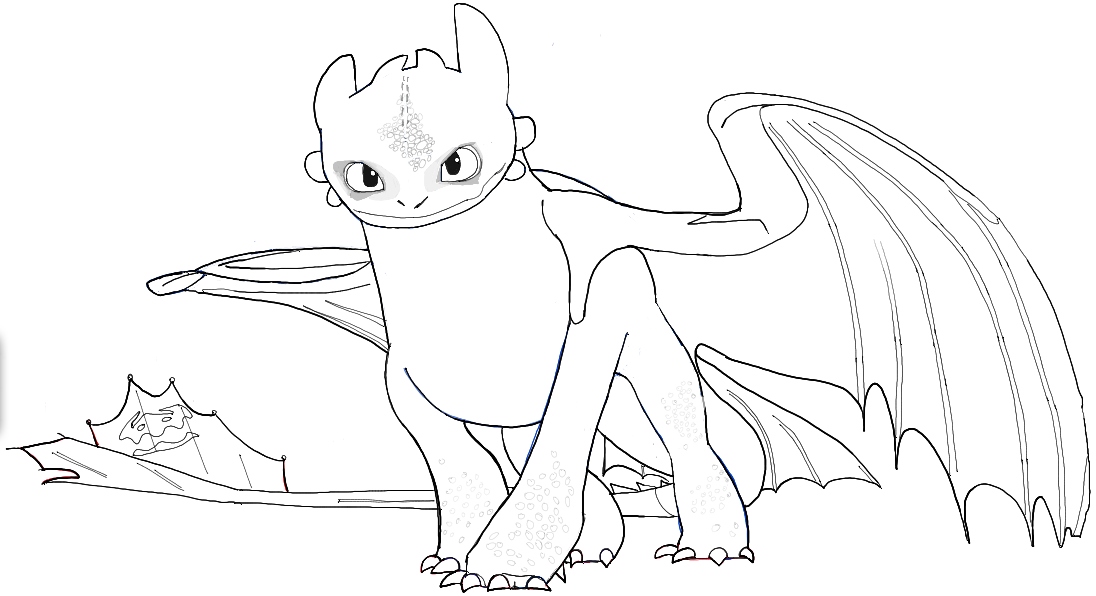 Toothless Coloring Pages at GetColoringscom Free