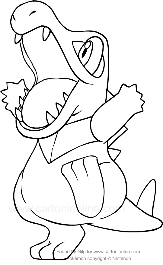 10 Totodile Pokémon Coloring Pages to Unleash Your Artistic Skills