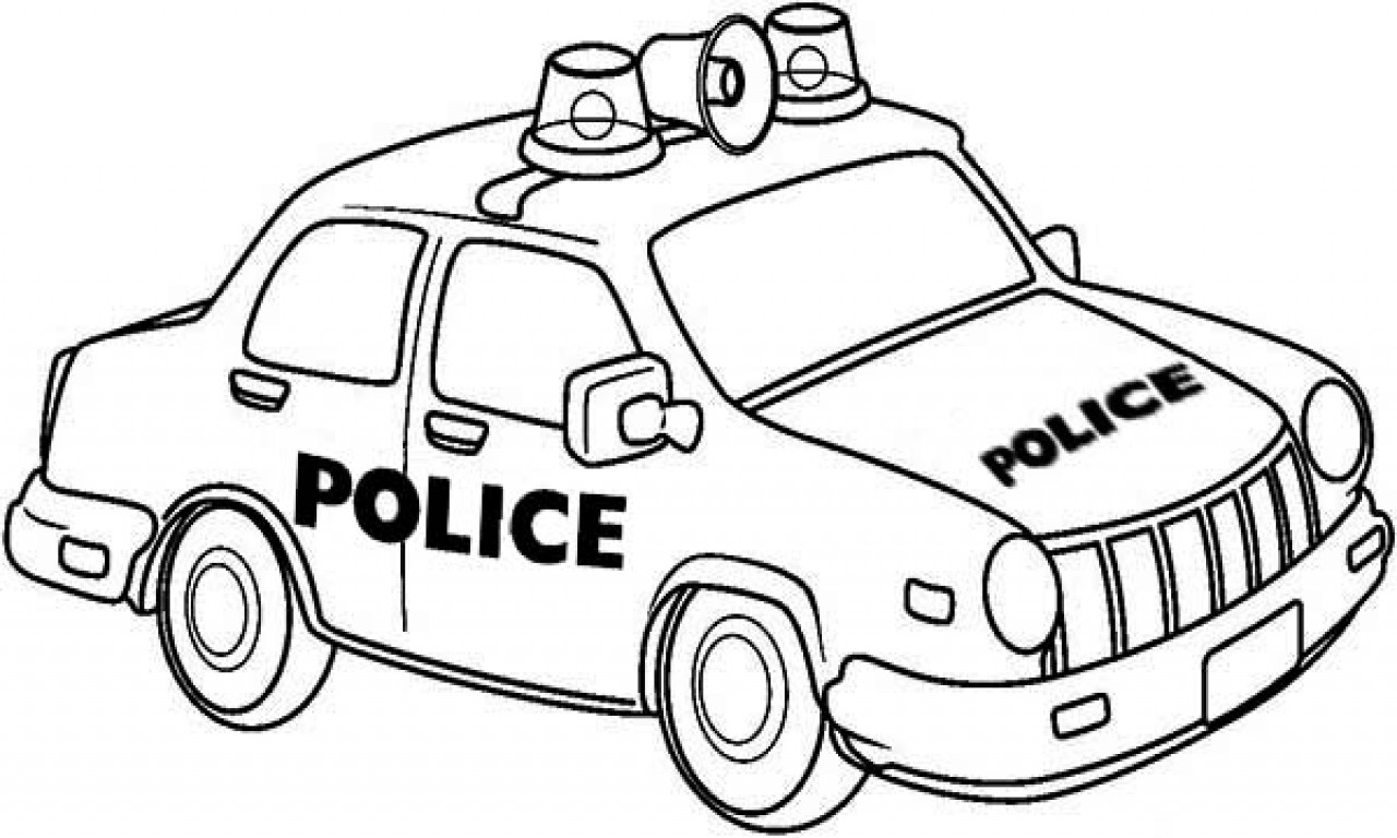 Coloring Car Easy Coloring Pages