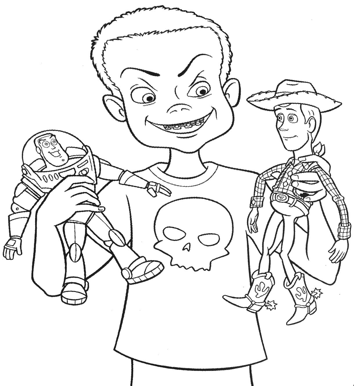 Toy Story Coloring Pages Woody At GetColorings Free Printable