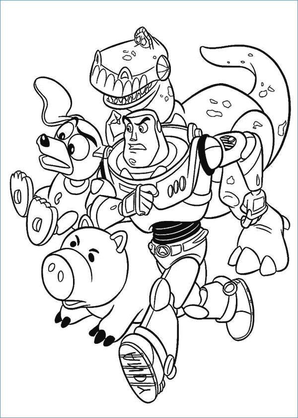 Toy Story Slinky Dog Coloring Pages at GetColorings.com | Free