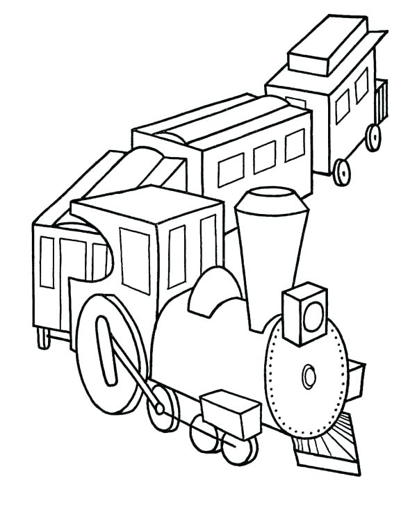 Toy Train Coloring Page at GetColorings.com | Free ...
