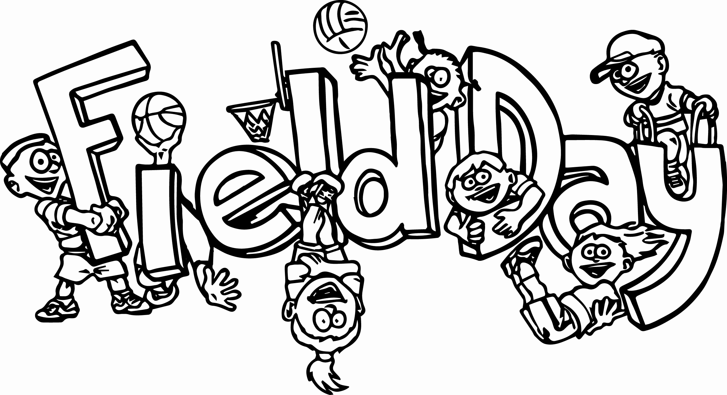 Track And Field Day Coloring Sheets Coloring Pages