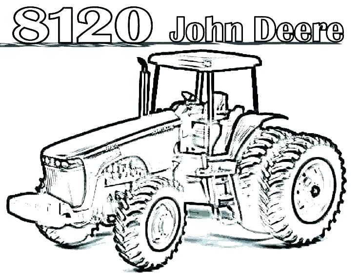Tractor Coloring Pages At Free Printable Colorings