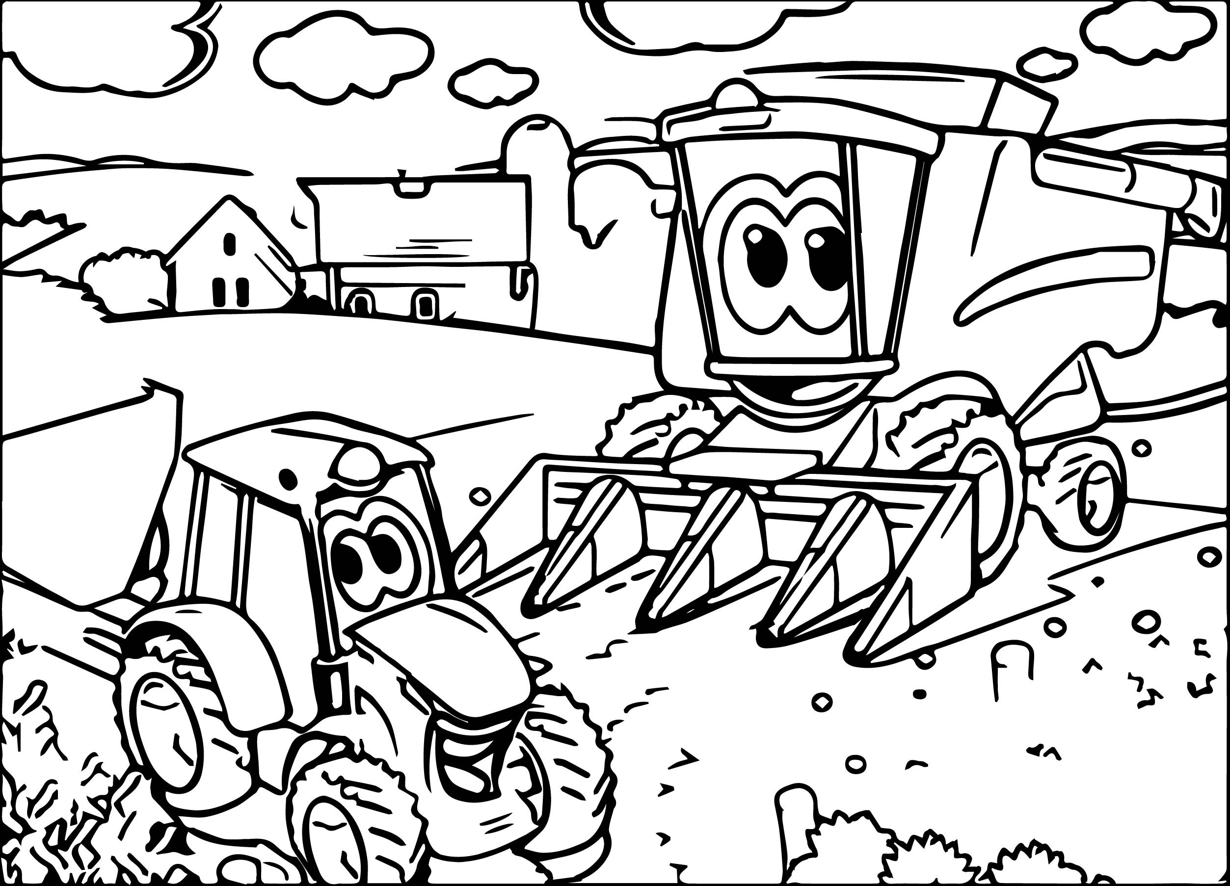 Tractor Coloring Pages at Free printable colorings