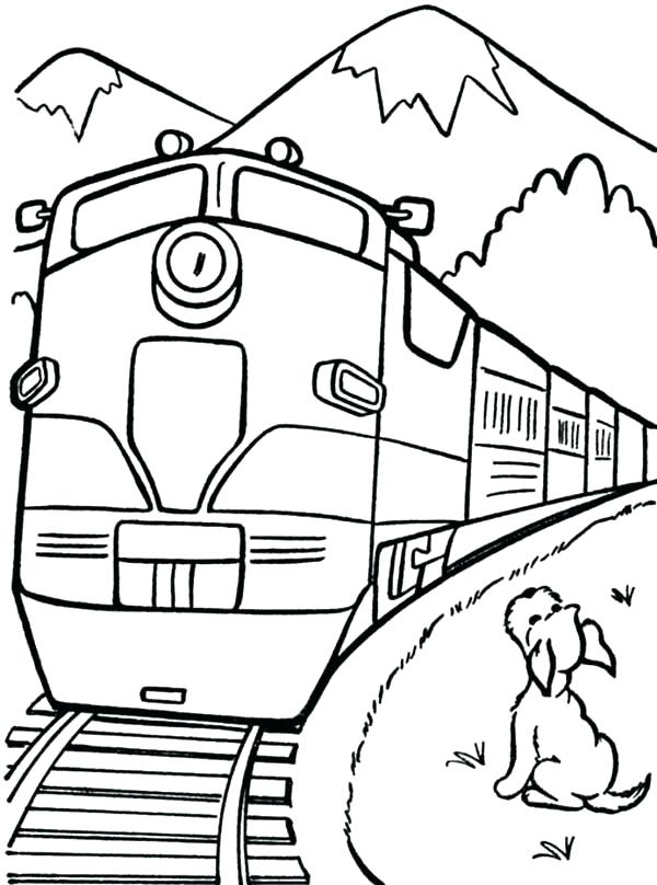 Train Station Coloring Pages at GetColorings.com | Free ...