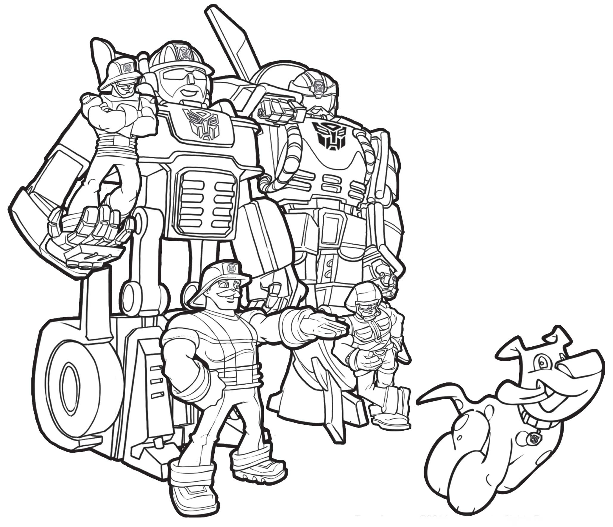 Transformers Rescue Bots Coloring Pages at GetColorings.com | Free