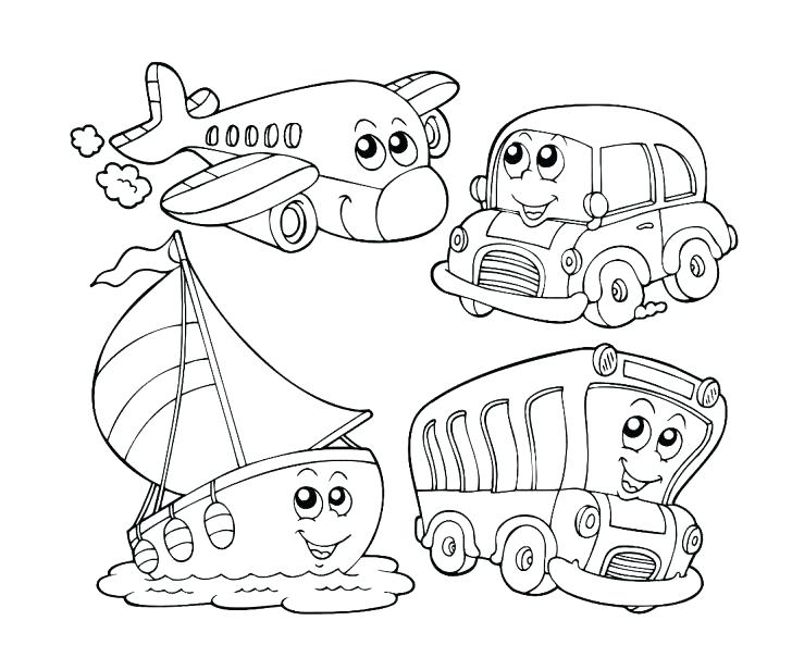 Transportation Coloring Pages For Preschoolers At GetColorings 