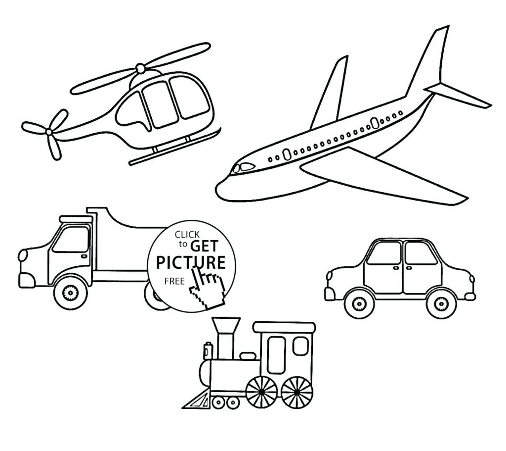 Transportation Coloring Pages For Preschoolers at ...