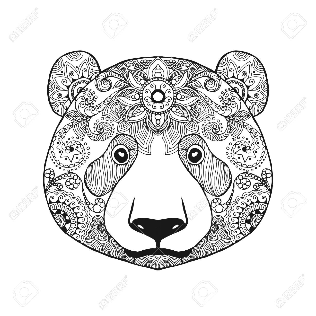 Tribal Animal Coloring Pages at Free printable