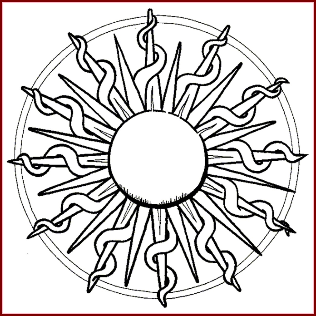Tribal Design Coloring Pages at GetColorings.com | Free printable