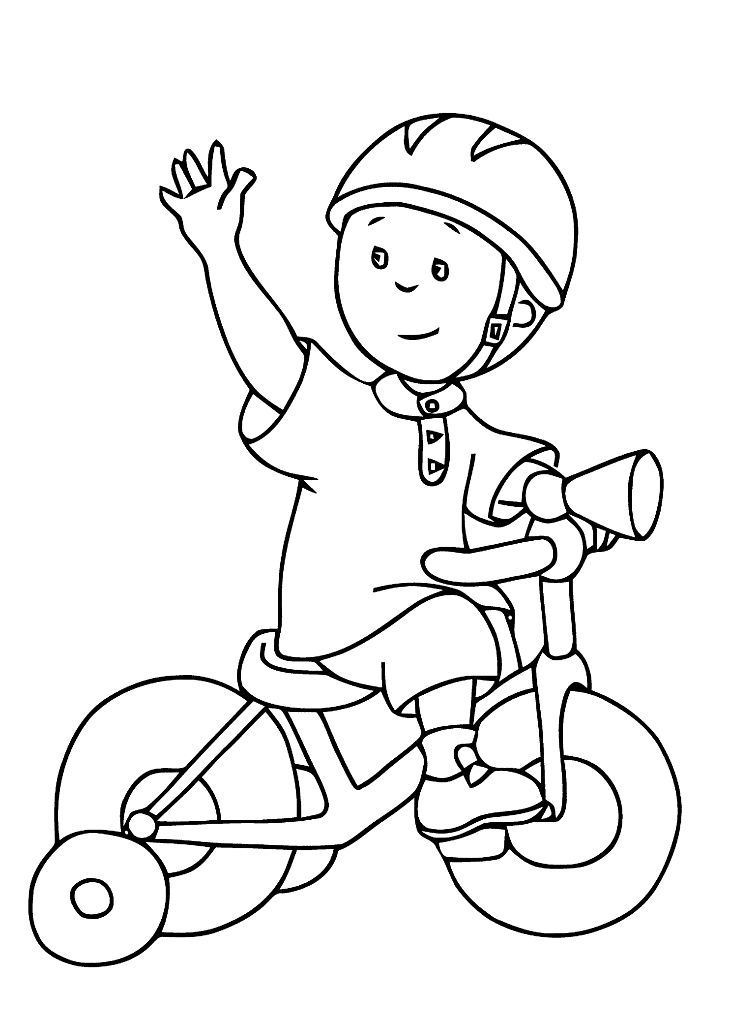 Free Printable Coloring Pages For Kids Tricycle