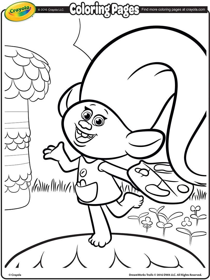 810x1080 Trolls Party And Poppy Troll Coloring Pages Acpra