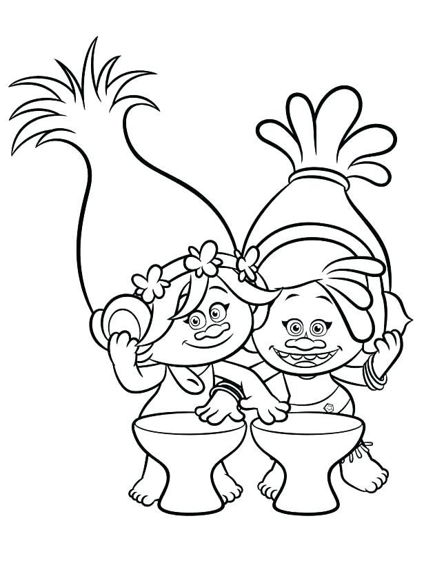 Trolls Coloring Pages Branch at GetColorings.com | Free printable