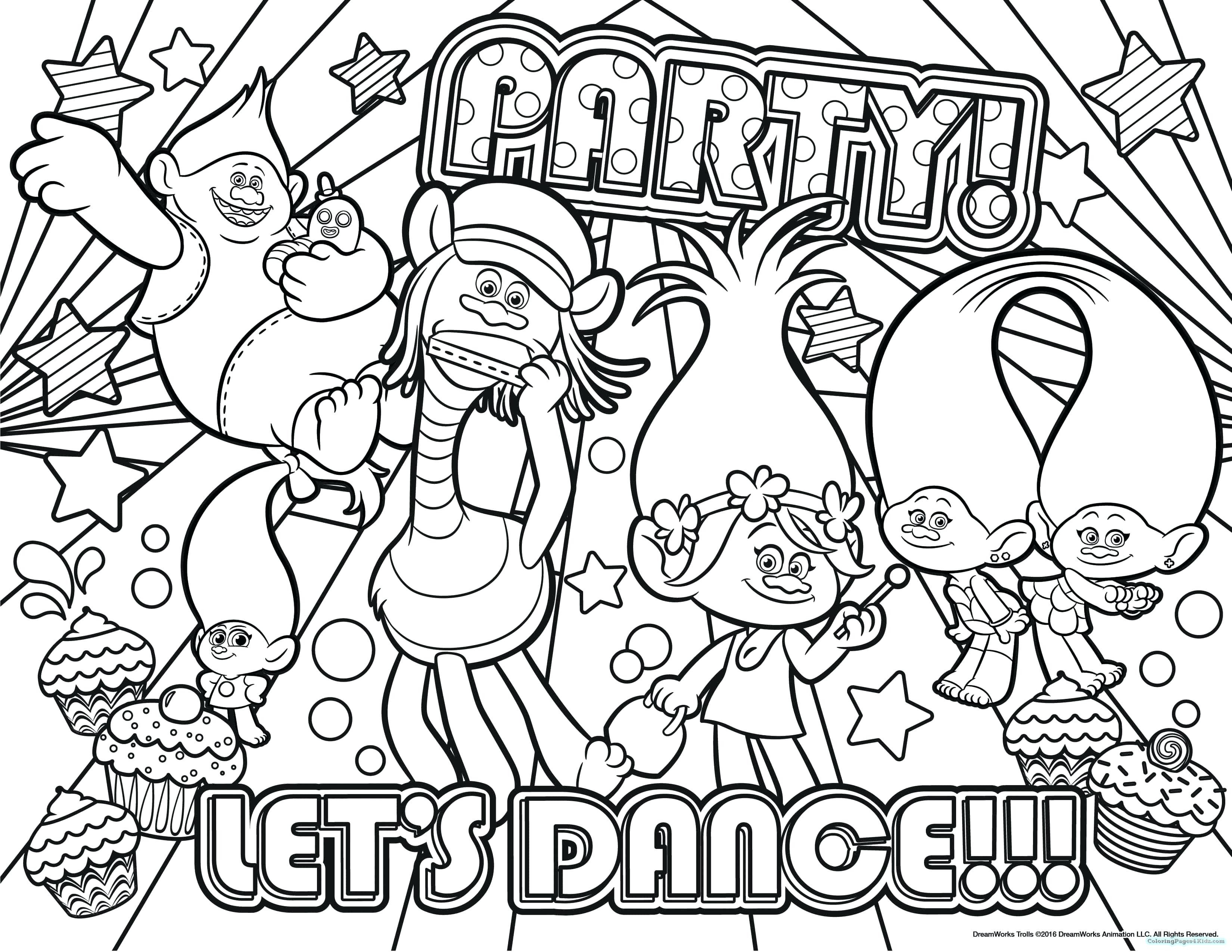3300x2550 Coloring Pages Trolls Fresh Branch Amp Poppy From
