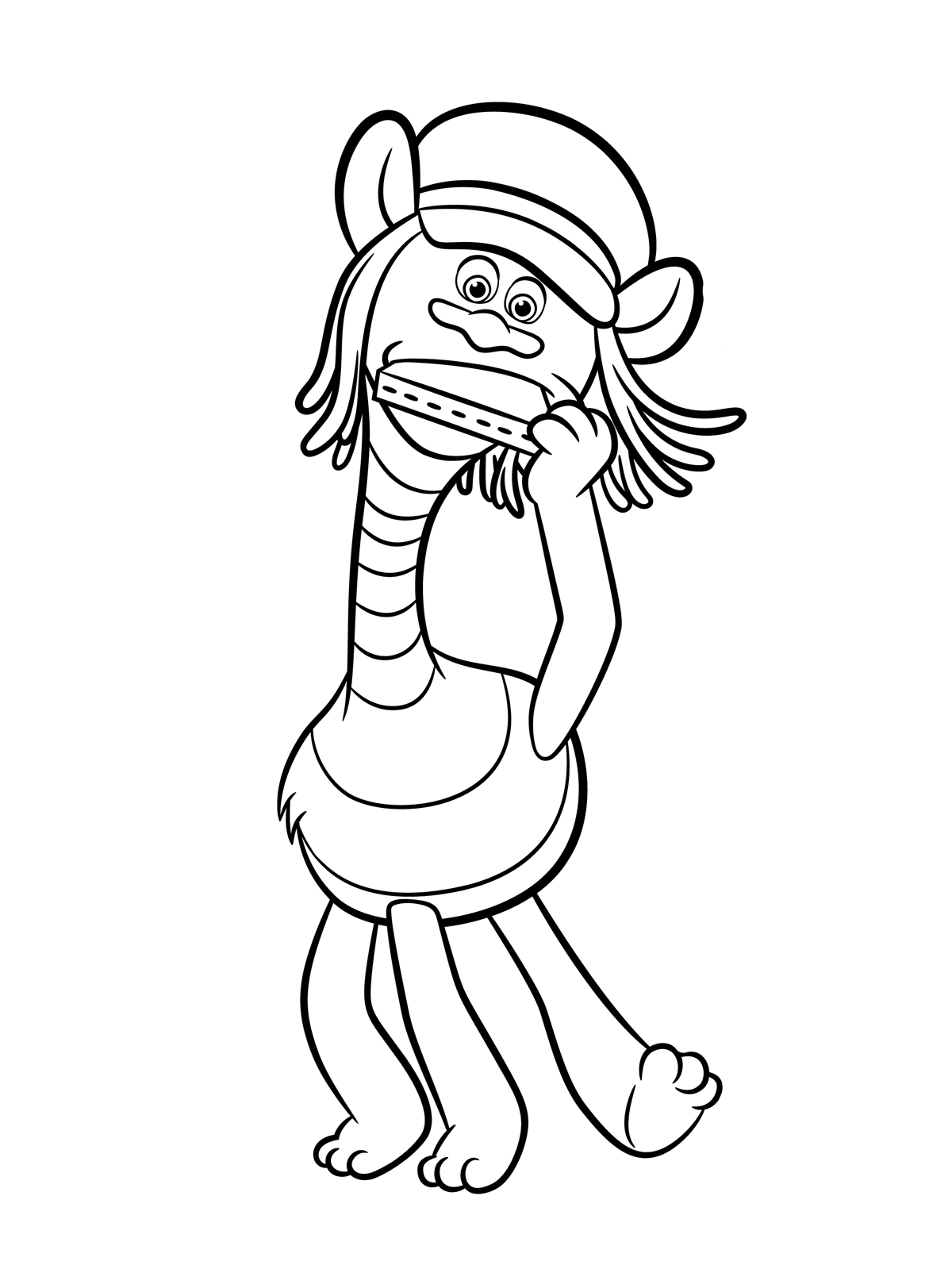 1200x1599 DreamWorks Trolls Coloring Pages