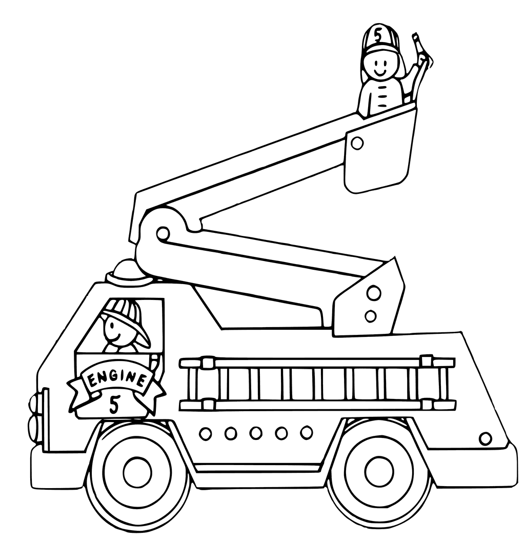 Truck Coloring Pages For Preschoolers at GetColorings.com | Free