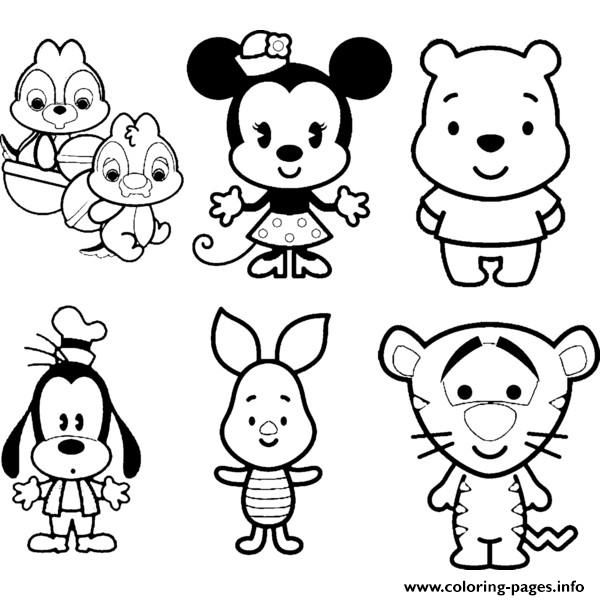 Tsum Tsum Coloring Pages Printable at GetColorings.com | Free printable