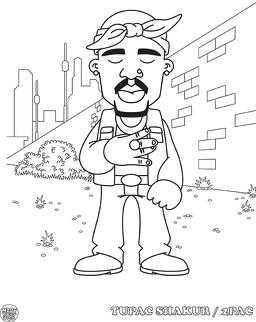 Tupac Coloring Pages at GetColorings.com | Free printable ...