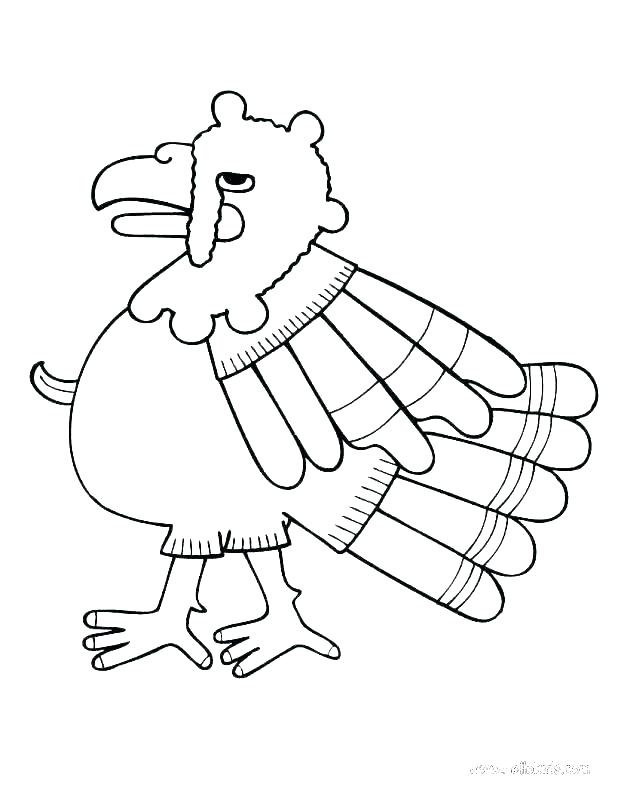618x799 Free Turkey Coloring Page Printable